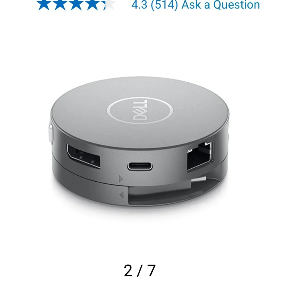 Dell 7-In-1 USB-C Adapter - Like New